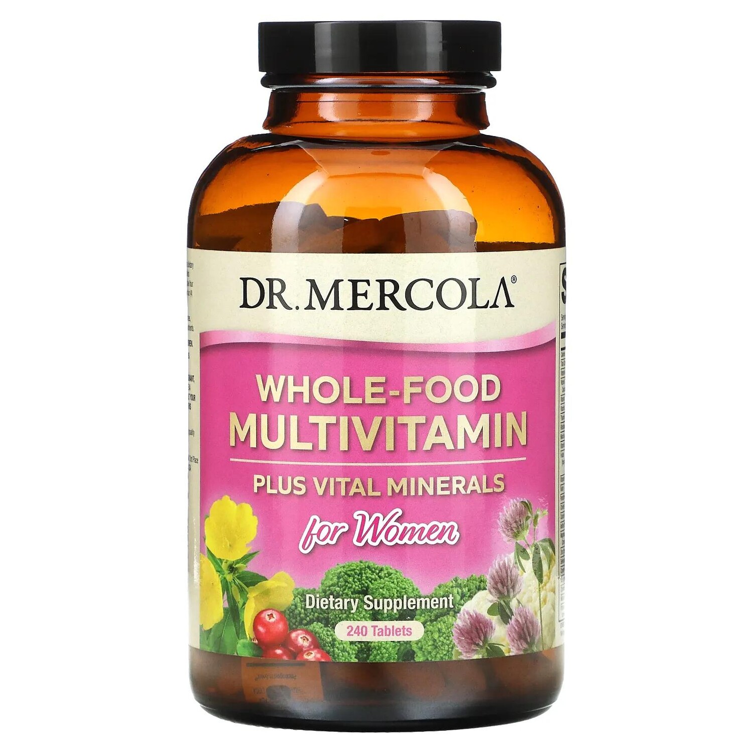 

Dr. Mercola Мультивитамины из цельных продуктов плюс необходимые микроэлементы для женщин 240 таблеток