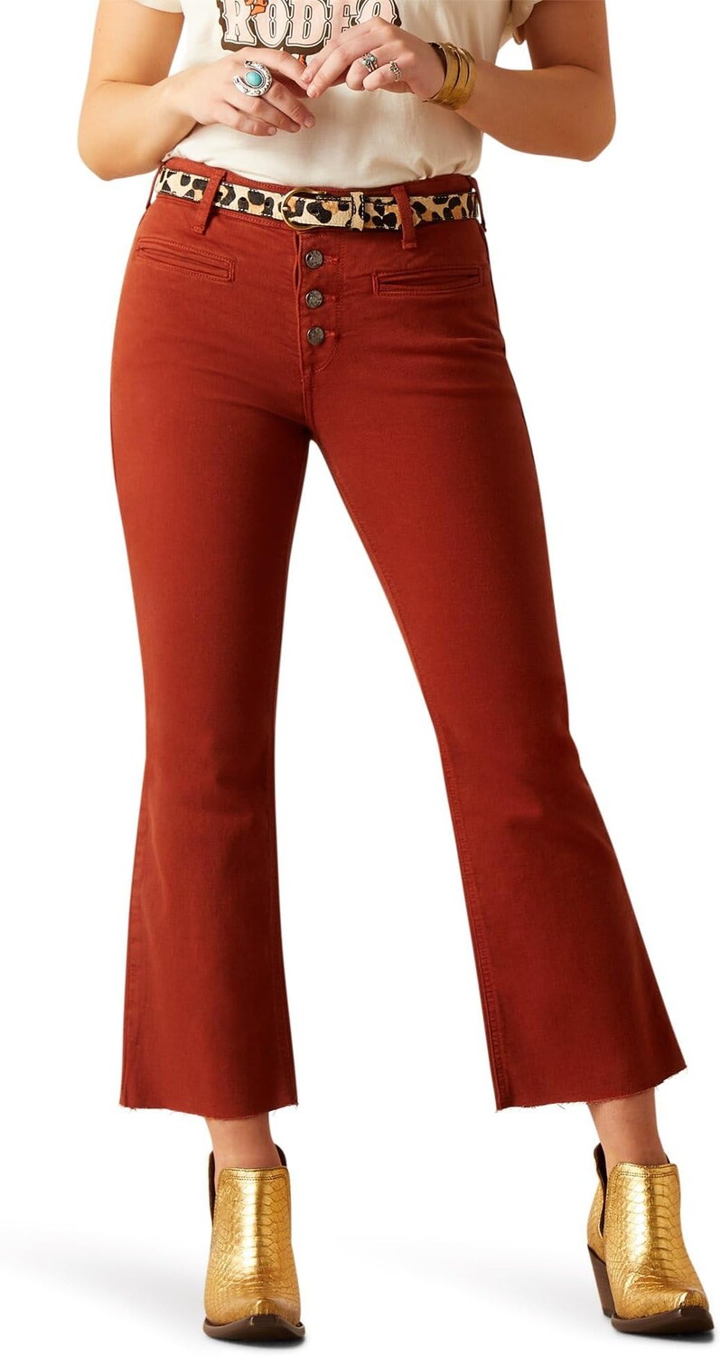 

Джинсы Ariat High-Rise Jazmine Flare in Burgundy, бордовый