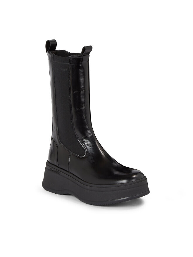 Ботильоны на танкетке Pitched Chelsea Boot Calvin Klein, черный — фото 2