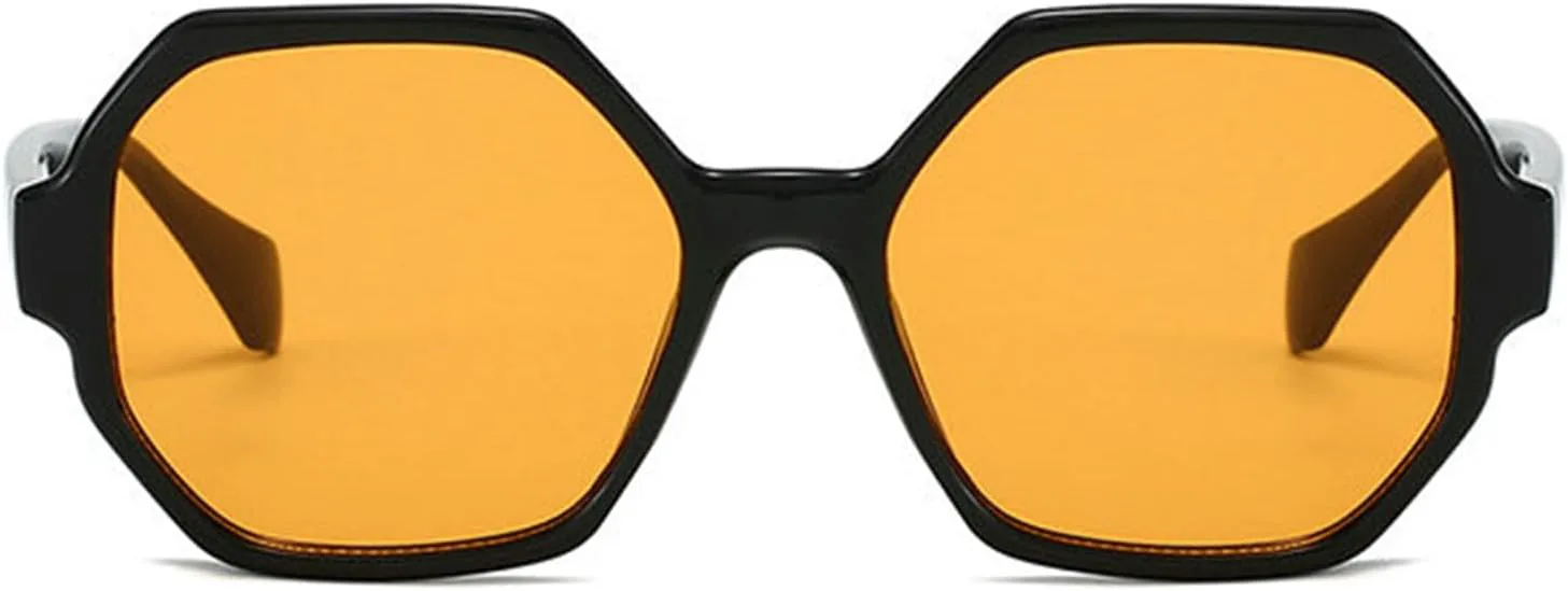 

Винтажные солнцезащитные очки Helena Polygon Square для женщин и мужчин, модные, черные и синие, в стиле Y2K, геометрические, женские, дорожные, UV400, C3