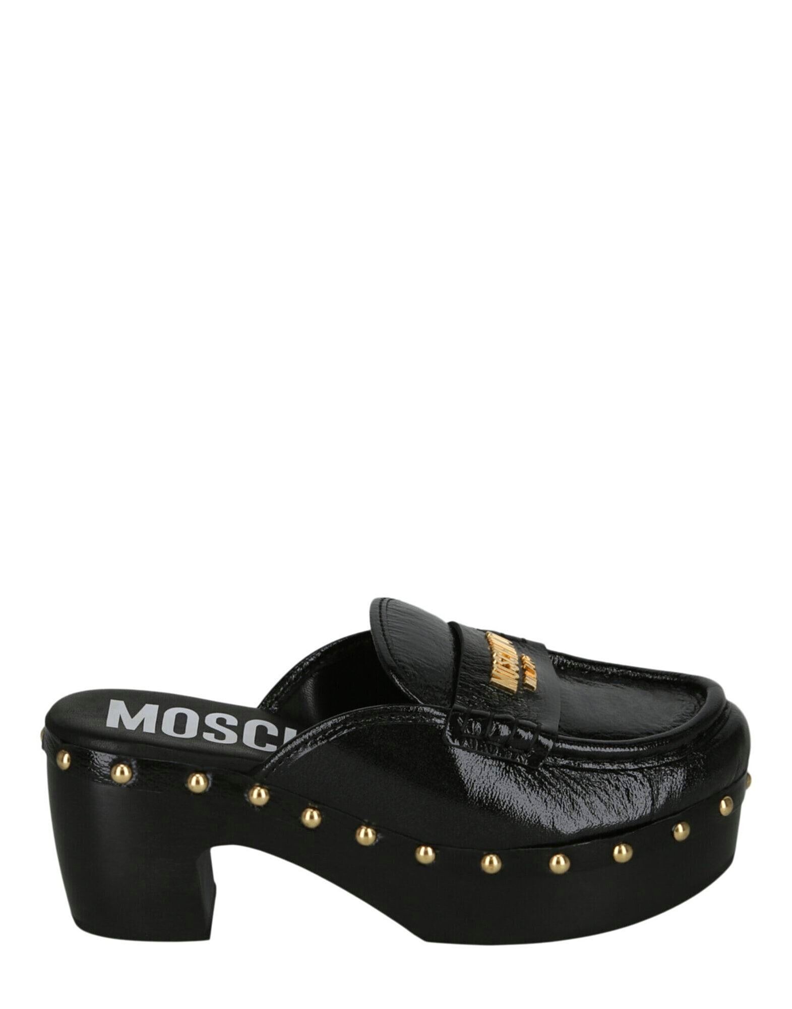 

Мюли Moschino, черный