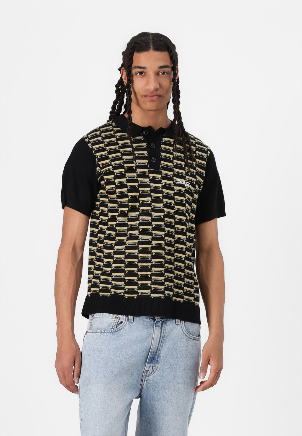 

Рубашка поло BENCH UNISEX Jacker, черный
