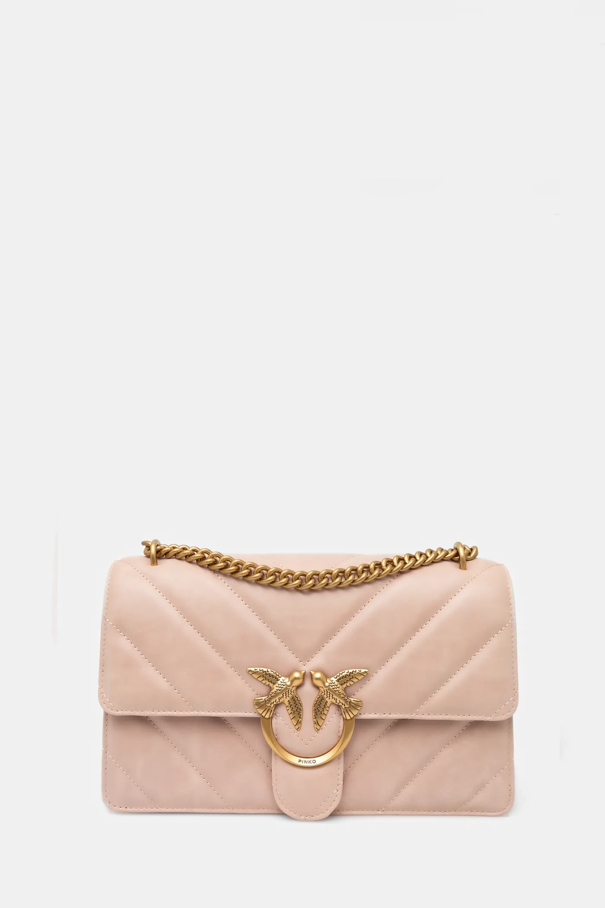 

Кожаная сумочка Pinko, розовый