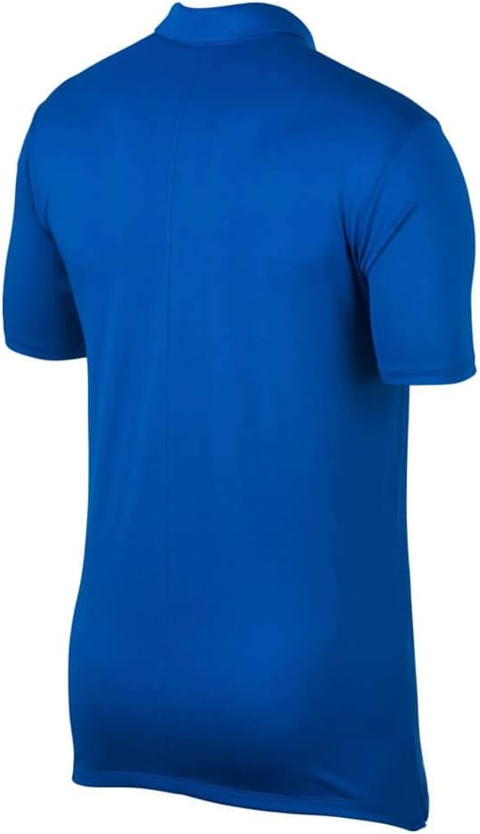 Мужская рубашка-поло для гольфа Nike Dri-Fit Breathe Texture, Blue Nebula/Flat Silver — фото 2