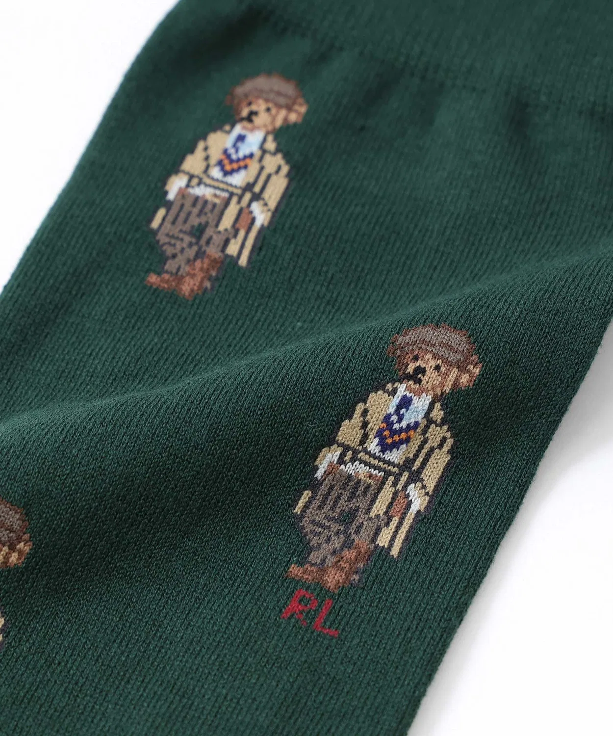 Носки POLO RALPH LAUREN с медведем, хлопковые, тёмно-синие — фото 2
