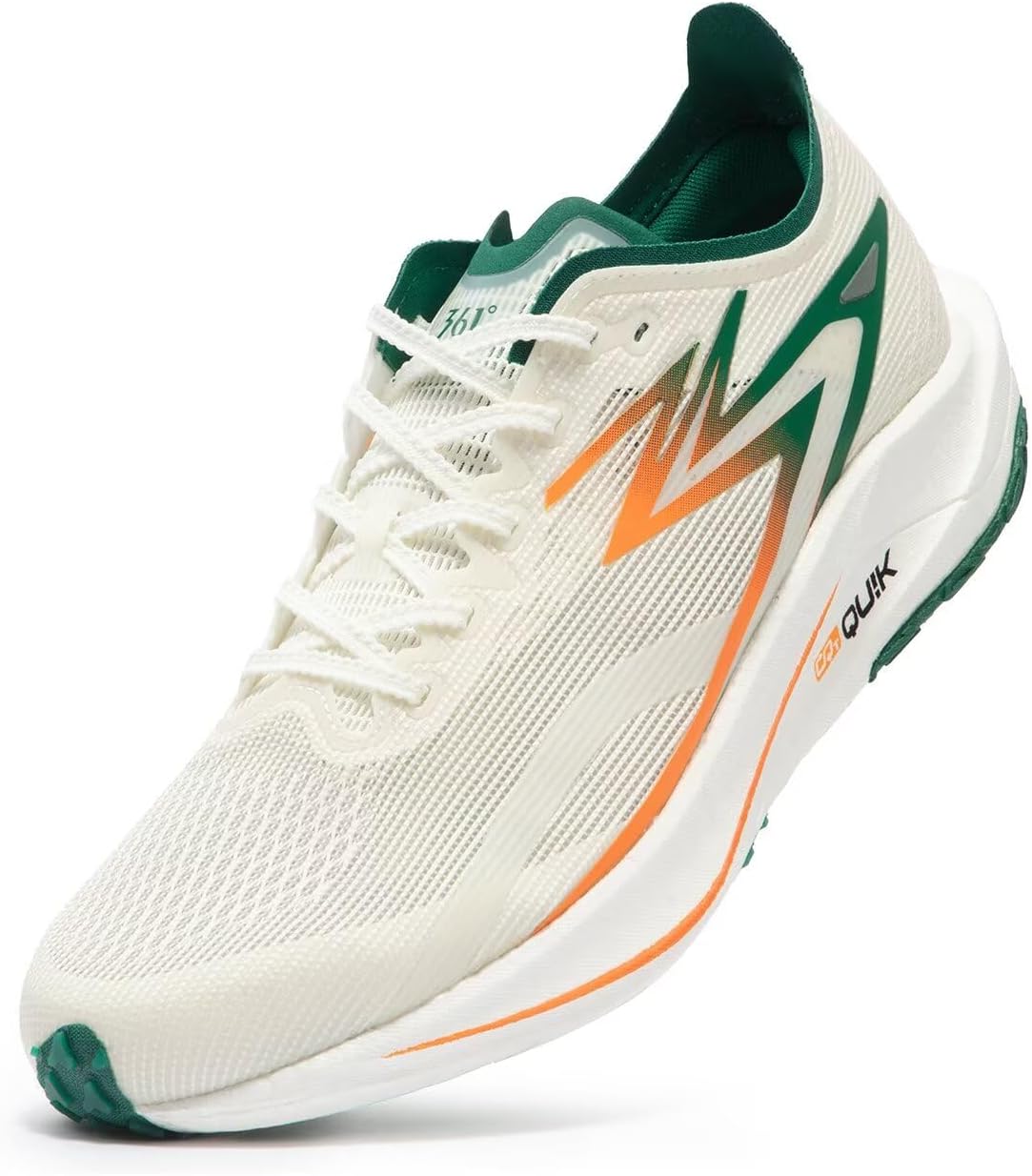 

Кроссовки для бега 361 Biospeed Team для мужчин с широкой стопой, легкие кроссовки, Biospeed Team 2.0 дышащие, с амортизацией и карбоновой пластиной, для профессиональных забегов и марафонской подготовки 361°, белый