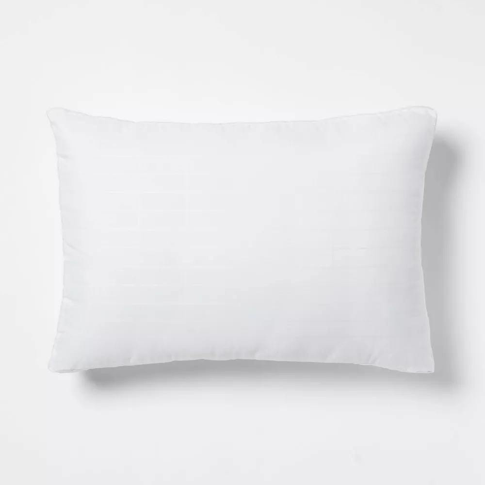 

Подушка для кровати из плюша с наполнителем Standard/Queen Firm/Extra Firm, пригодная для машинной стирки - Room Essentials