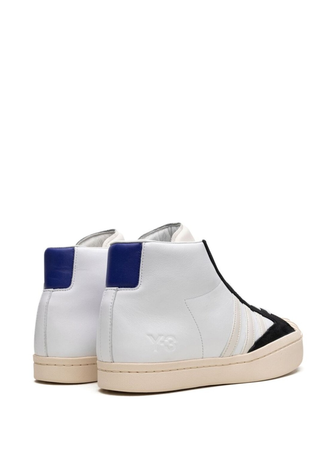 Adidas кеды Y-3 Yohji Pro White/Blue, белый — фото 3