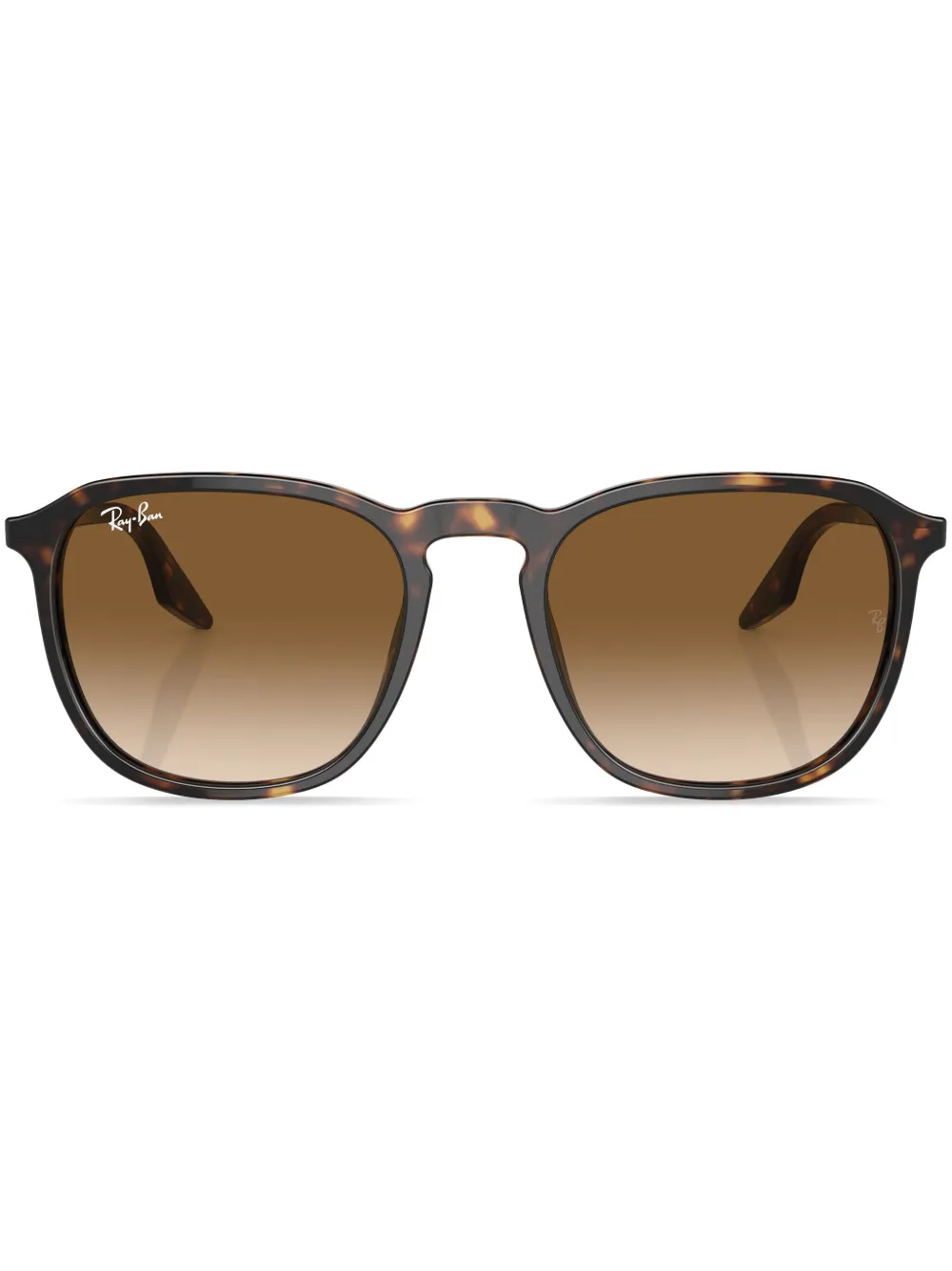 

Солнцезащитные очки в массивной оправе с логотипом Ray-Ban, зеленый