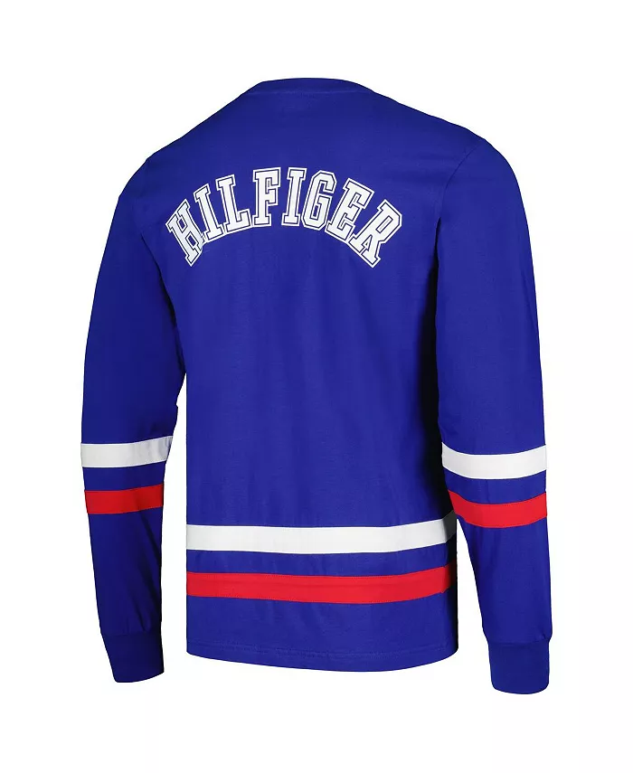 Мужская футболка с длинным рукавом Royal, Red Buffalo Bills Nolan Tommy Hilfiger — фото 2