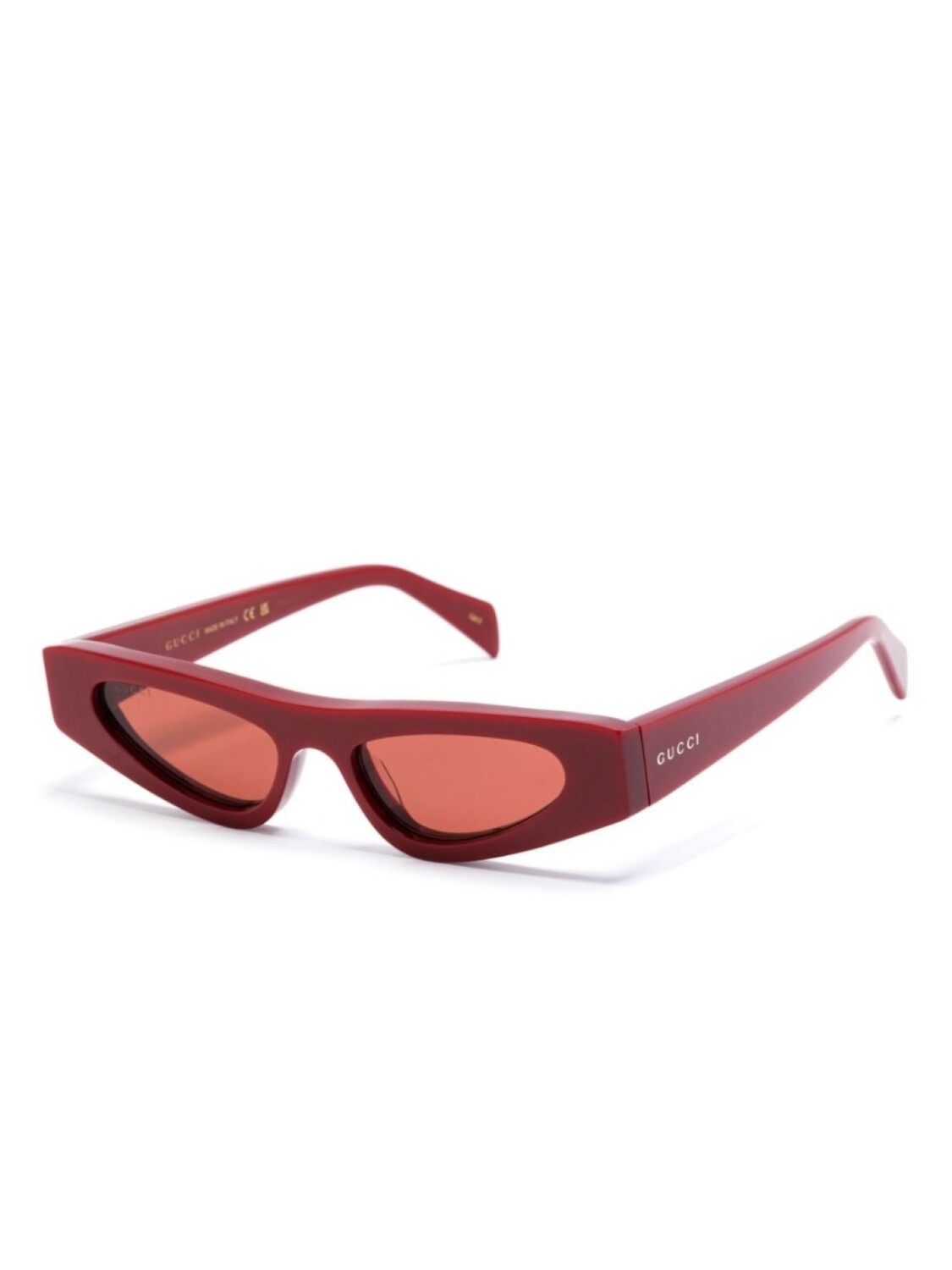 Gucci Eyewear Солнцезащитные очки Gucci WW Runway, красный — фото 2