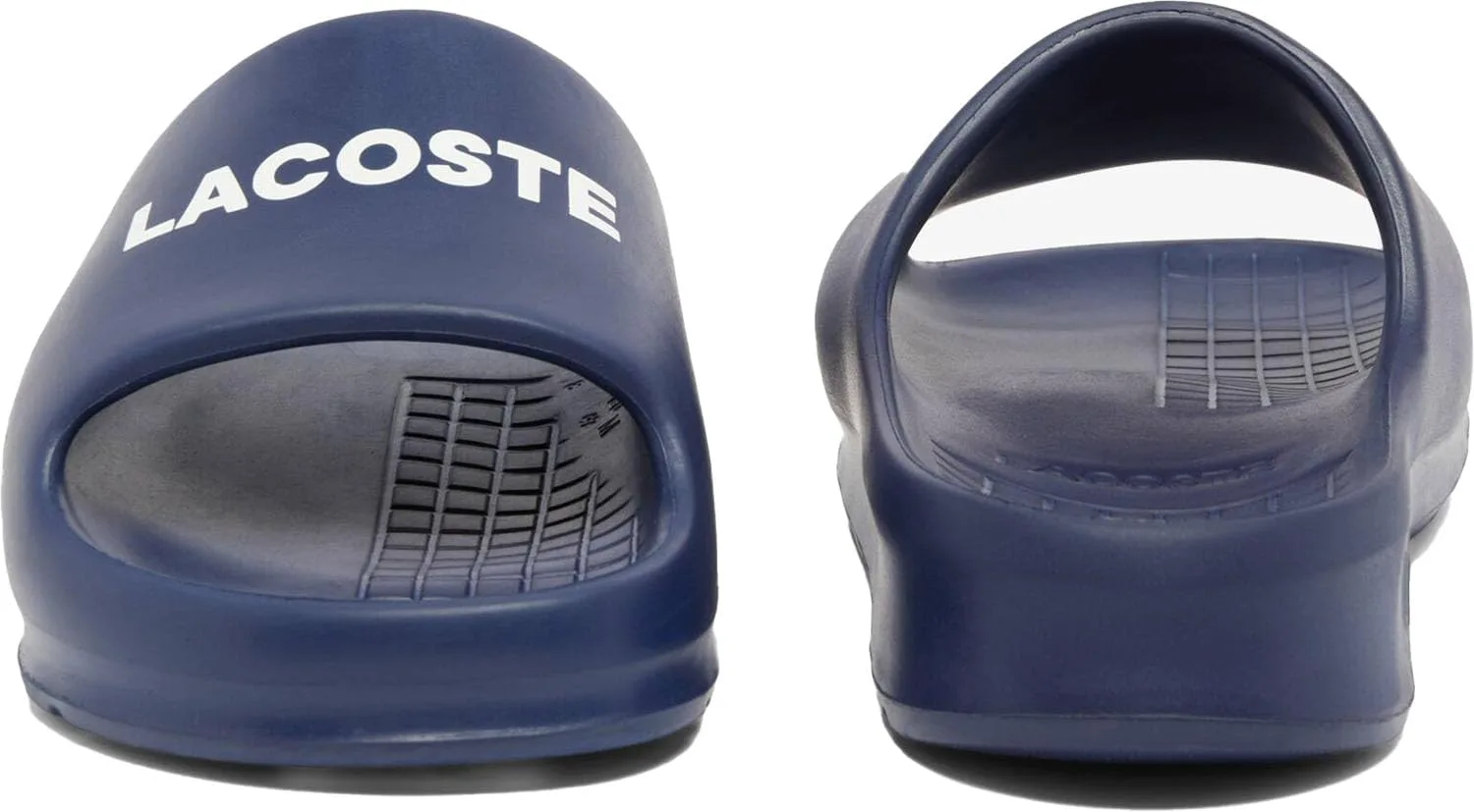 Мужские сандалии Lacoste Serve Slide 2.0, темно-синий/белый — фото 4