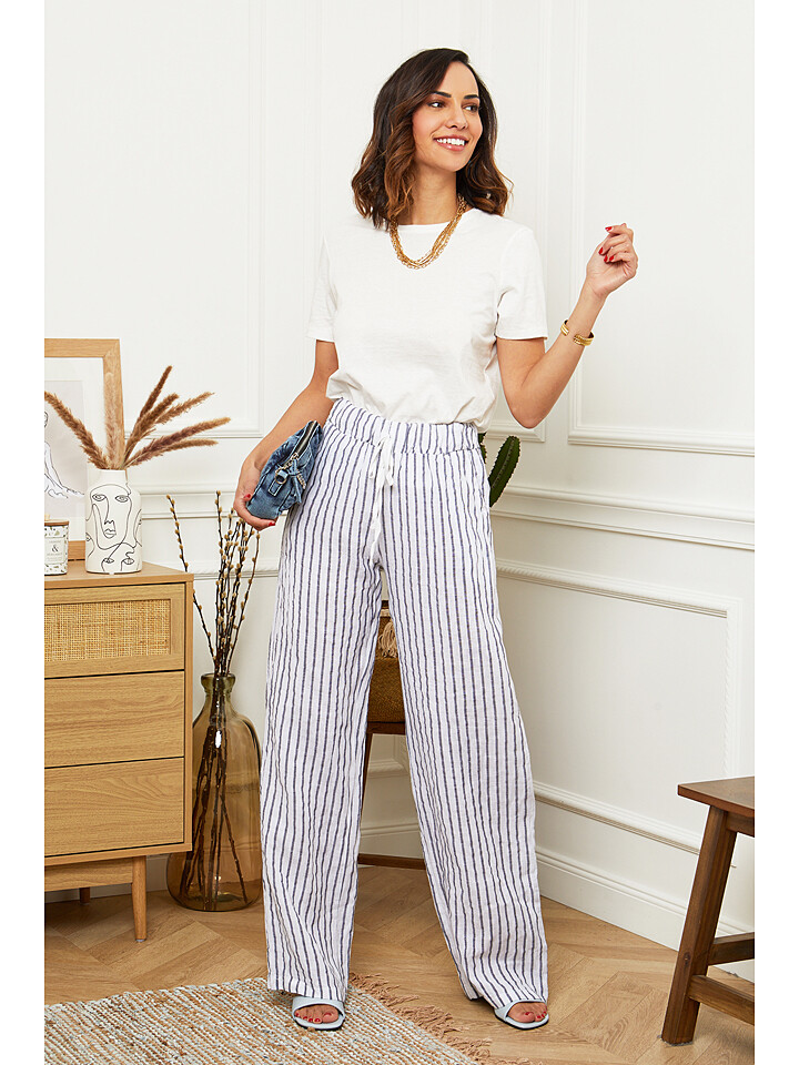 

Брюки Le Monde du Lin Leinen Hose, белый