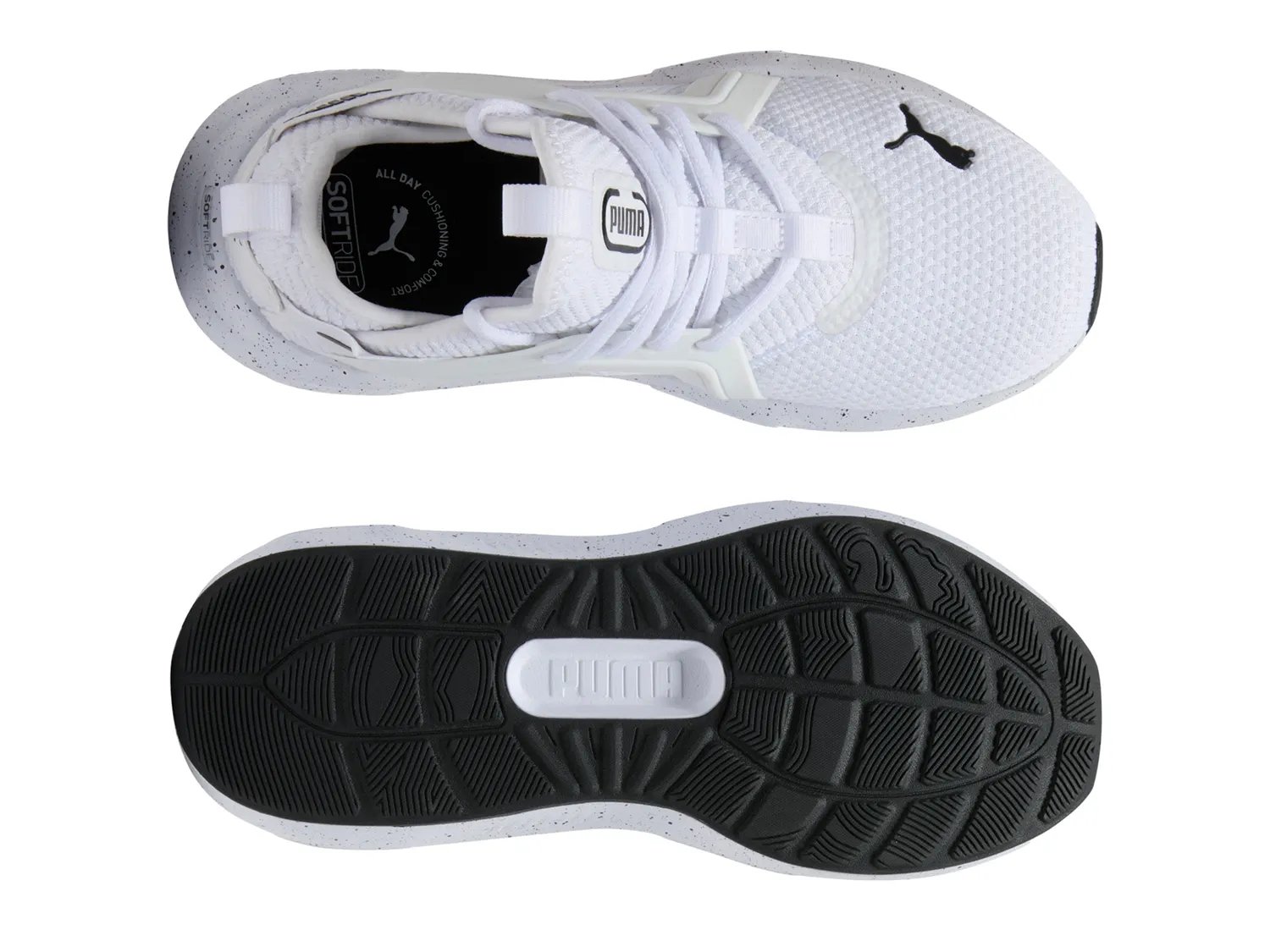Кроссовки Puma SoftRide Enzo 5 Speckle Sneaker - Women's, белый — фото 3