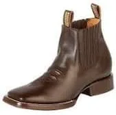 

Мужские ботильоны с квадратным носком, из натуральной кожи, в стиле родео. Ботинки в стиле вестерн/ковбой El General 1901, коричневый