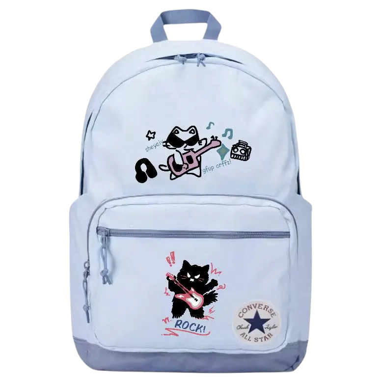 

Converse Полиэстеровый рюкзак среднего размера унисекс светло-дымчато-серый, Light Haze Gray