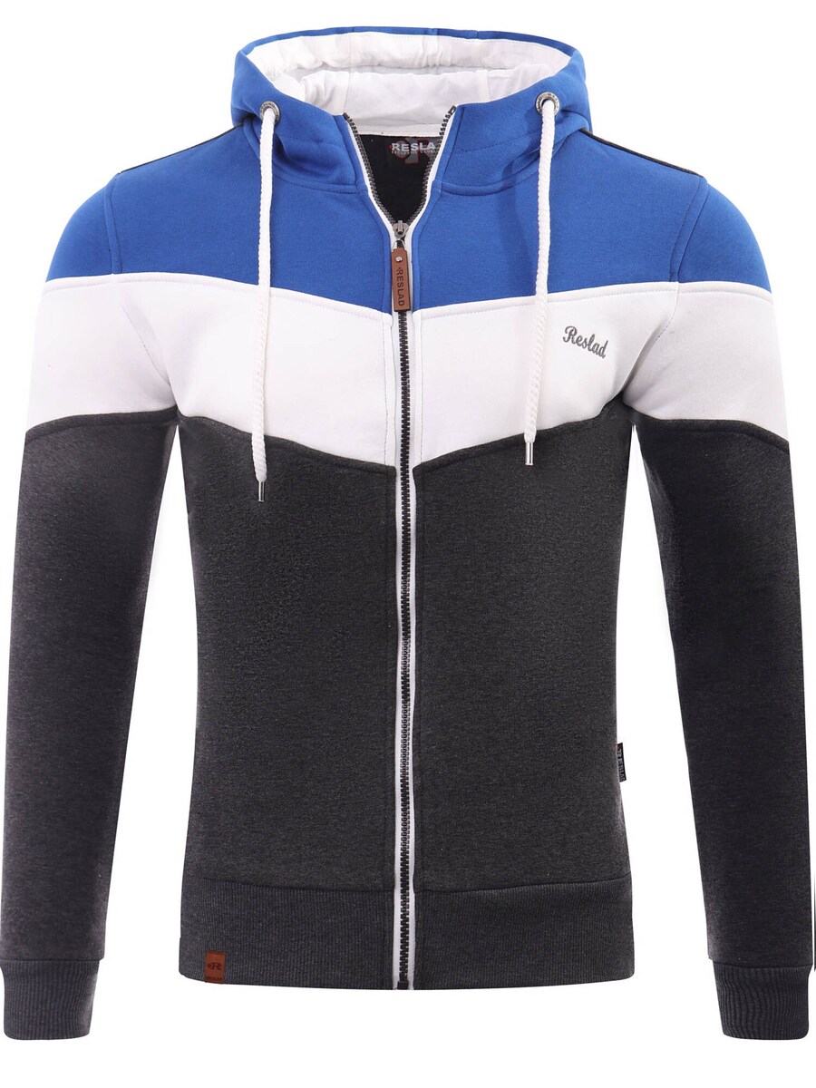 

Толстовка с капюшоном на молнии Reslad RS1007, синий