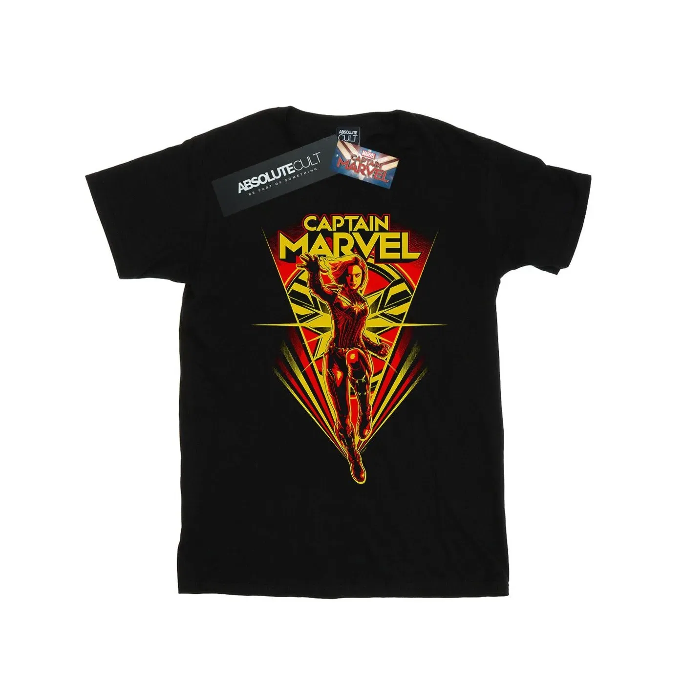Футболка Marvel Captain Flying V, черный — фото 2