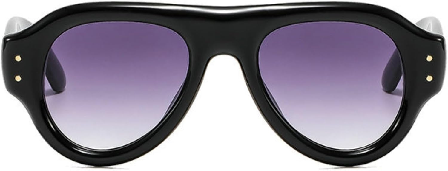 

Солнцезащитные очки Willochra Retro Big Frame Pilot для женщин с заклепками, роскошные дизайнерские трендовые мужские солнцезащитные очки для активного отдыха и вождения, защита от УФ-излучения UV400, C8