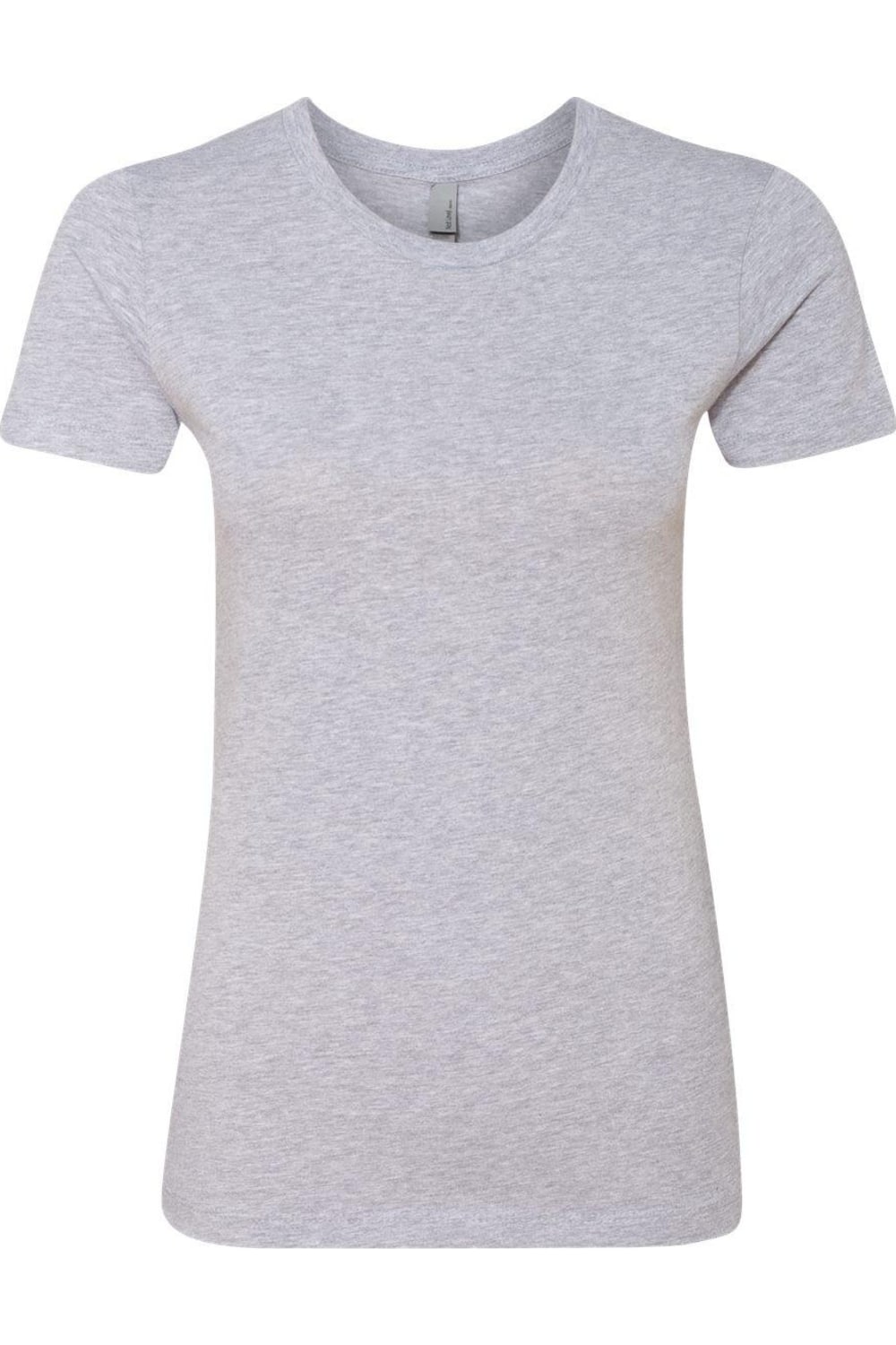 

Женская хлопковая футболка Next Level, цвет heather grey