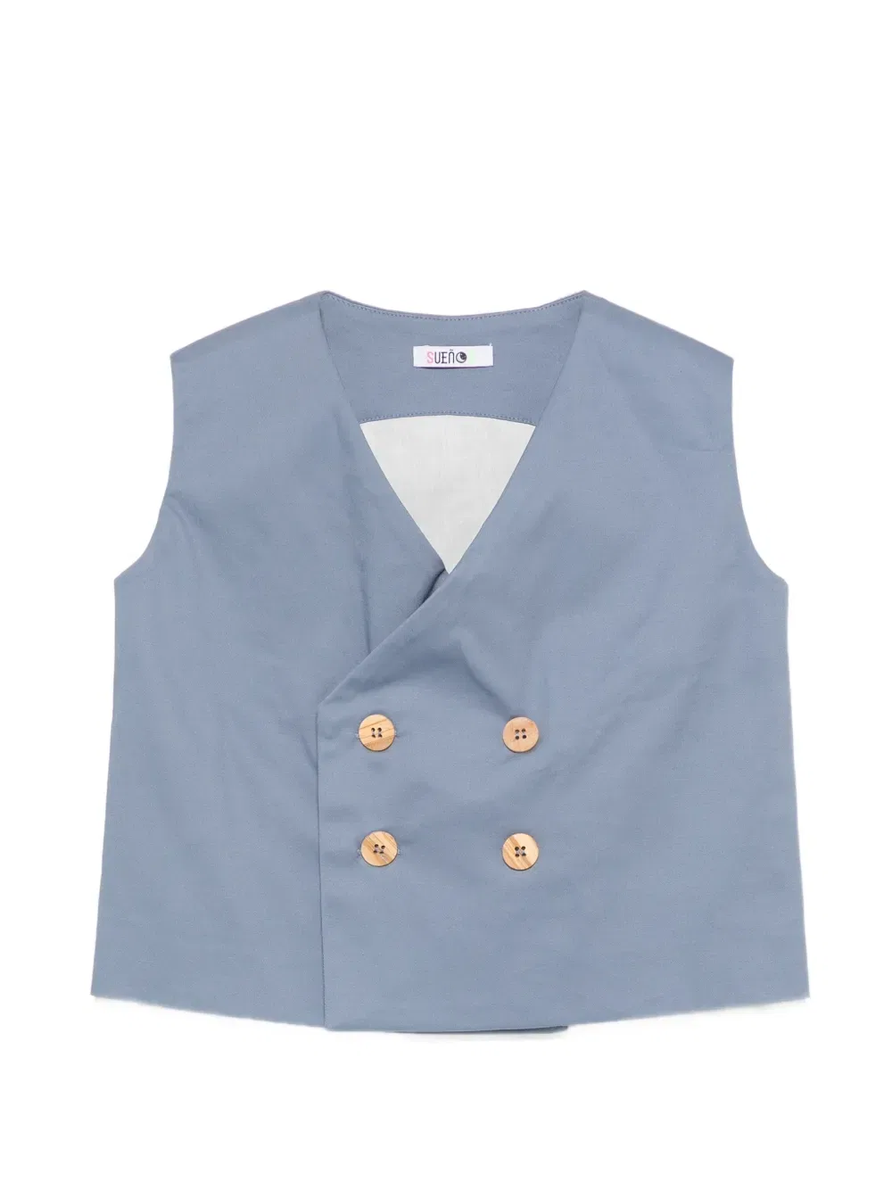 Двубортный жилет Suenos Kidswear, синий