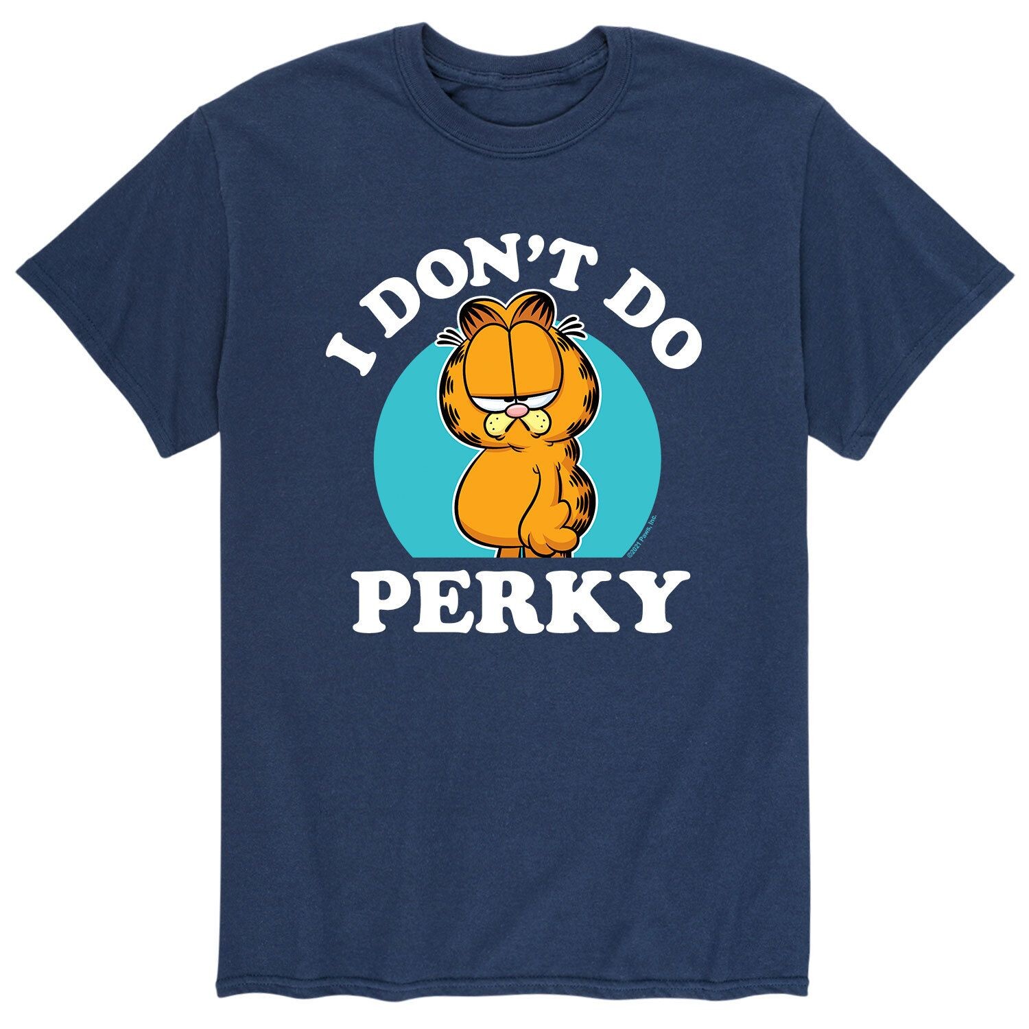 

Мужская футболка Garfield Don't Do Perky Tee Licensed Character