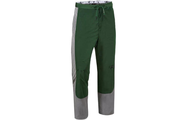 Спортивные штаны Off-White X Air Jordan Track Pants 'Green Grey', зеленый — фото 3