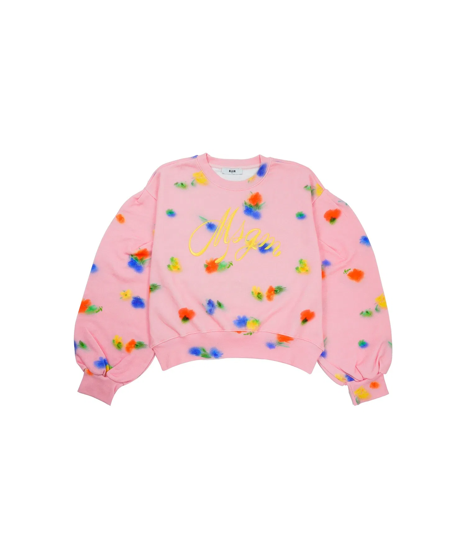 Детская толстовка MSGM с цветочным рисунком