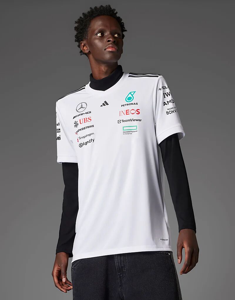 

Джерси водителя команды Adidas Performance Mercedes F1 белого цвета