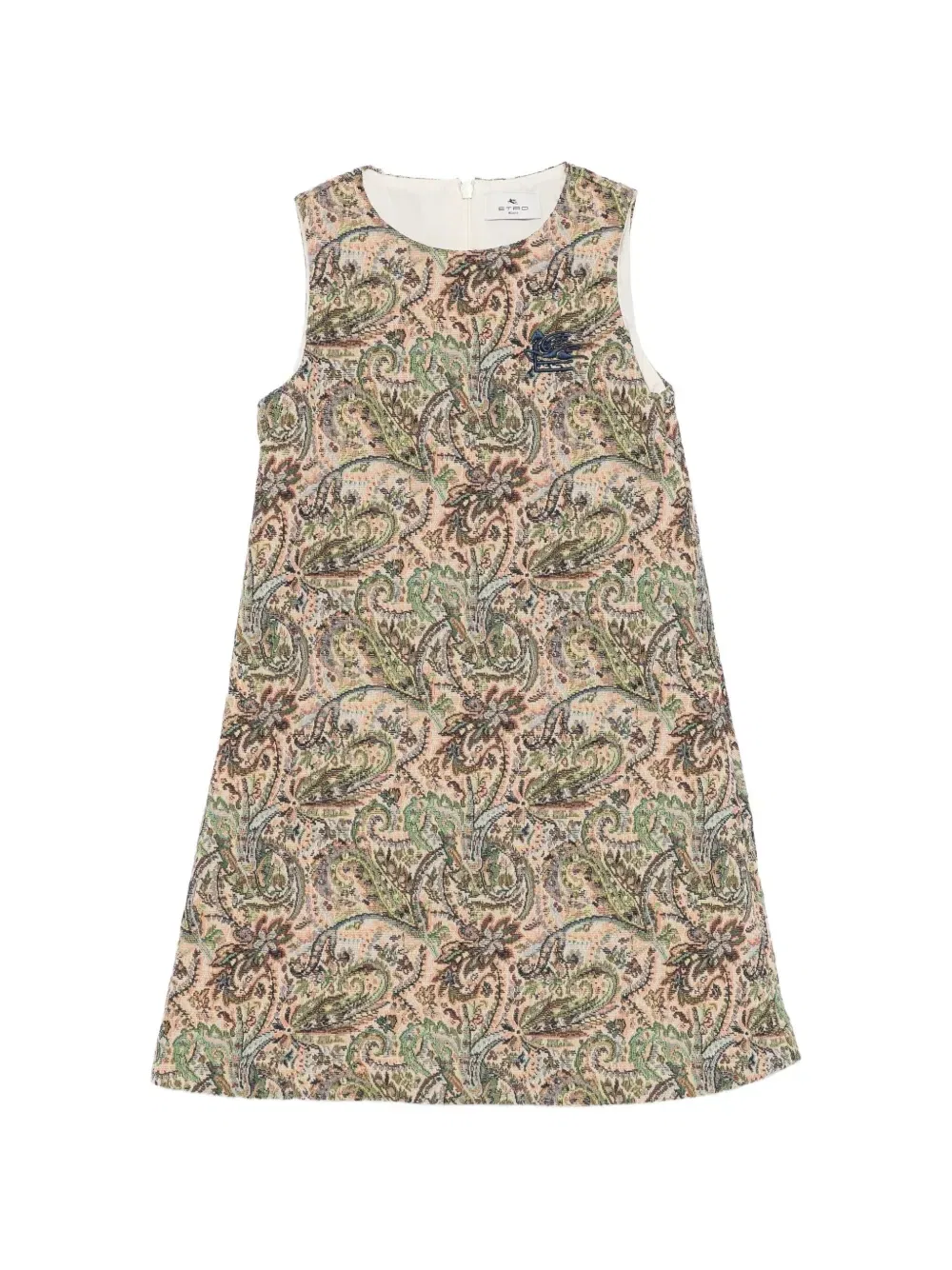 Платье с Жаккардовым Мотивом Пейсли "Пегас" ETRO KIDS, бежевый