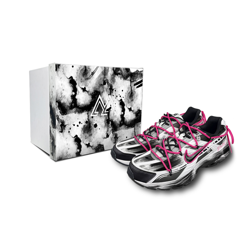 

Nike Кроссовки Initiator Low top Casual City Commute Running Shoes Men's Black White