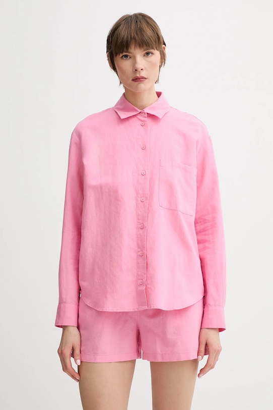

Льняная рубашка Marc O'Polo, розовый