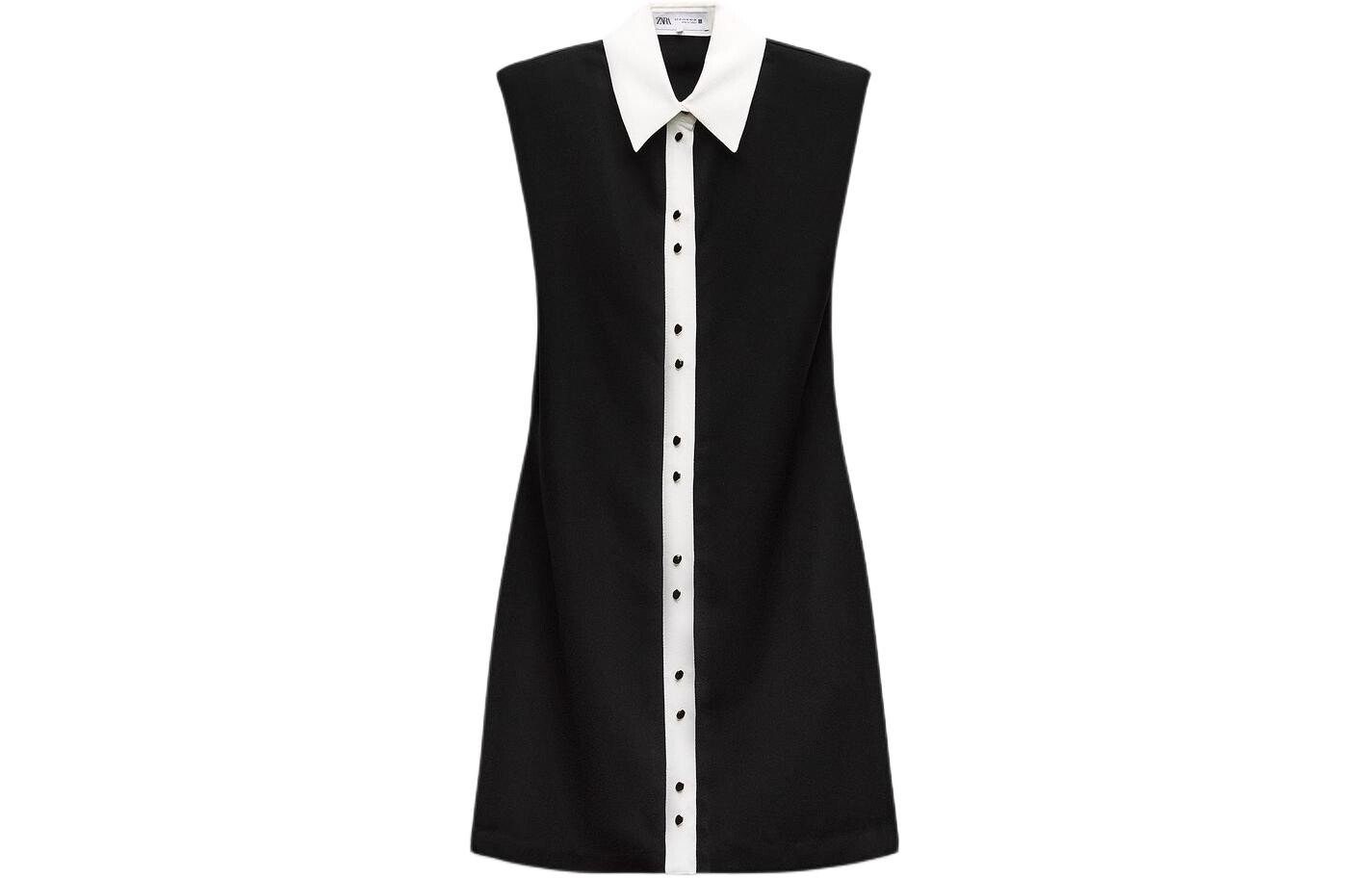 

Платье без рукавов женское черное Zara