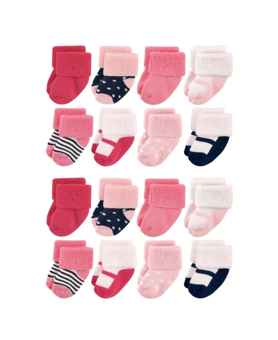 Мягкие носки Comfort Terry, упаковка из 8 пар Luvable Friends, темно-синий mary jane