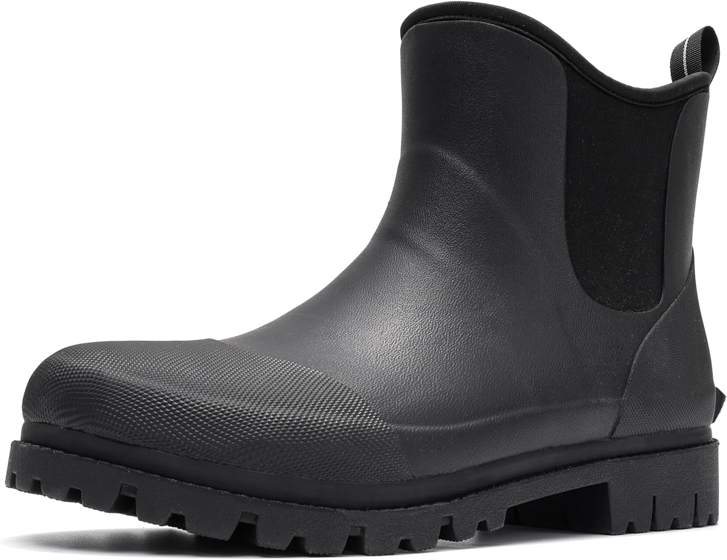 

Мужские резиновые сапоги Furuian, широкие голенища, водонепроницаемые, резиновые, широкой посадки, черный