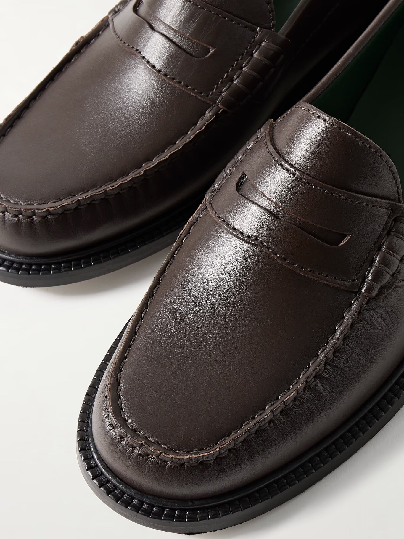 

Кожаные пенни-лоферы Yardee VINNY'S, темно-коричневый