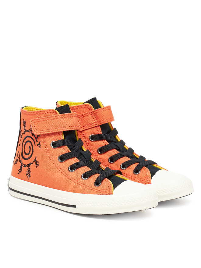 Тканевые кроссовки Ctas 1V Hi X Naruto A14840C Converse, оранжевый — фото 2