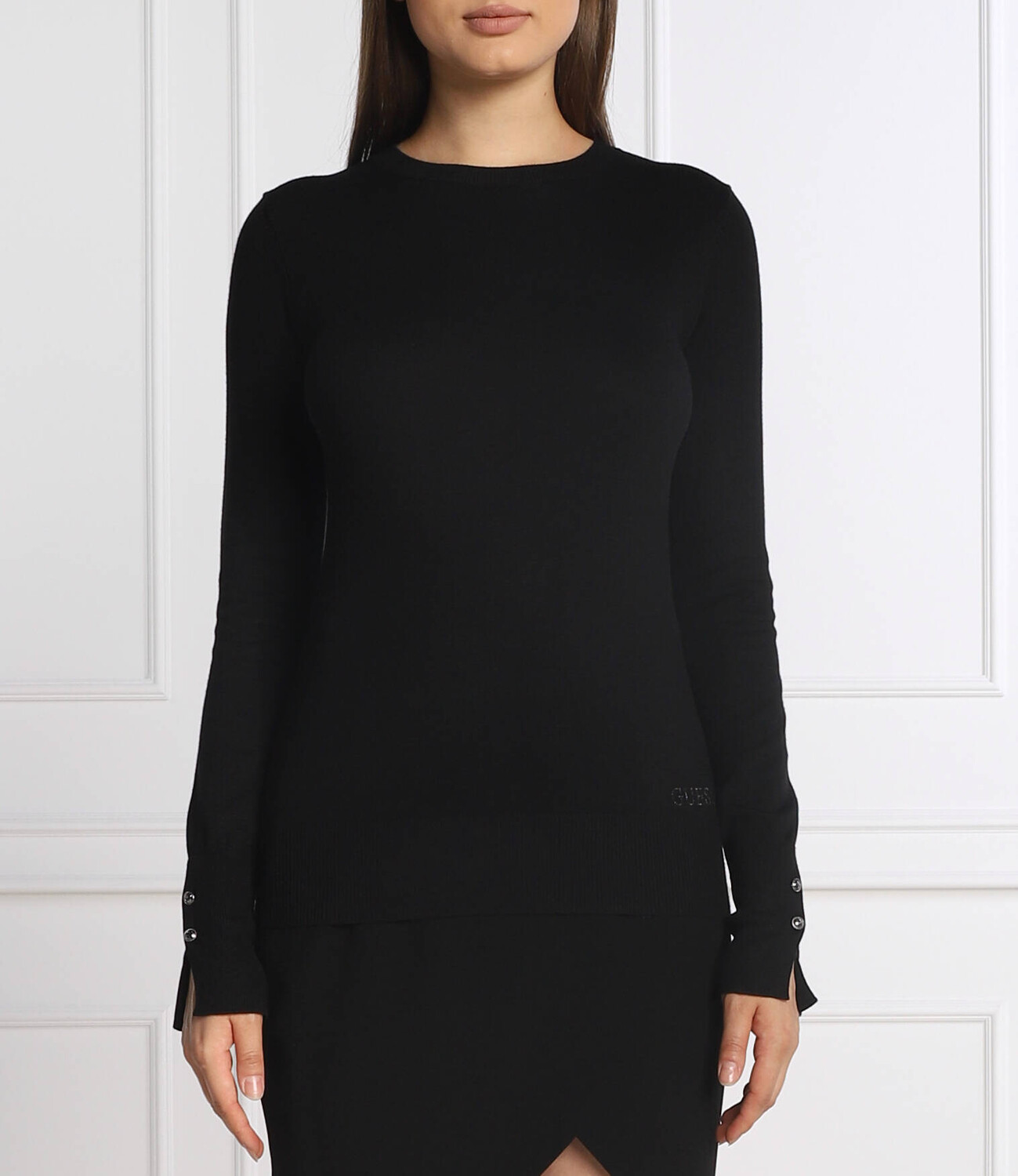 

Свитер GUESS elinor regular fit, черный