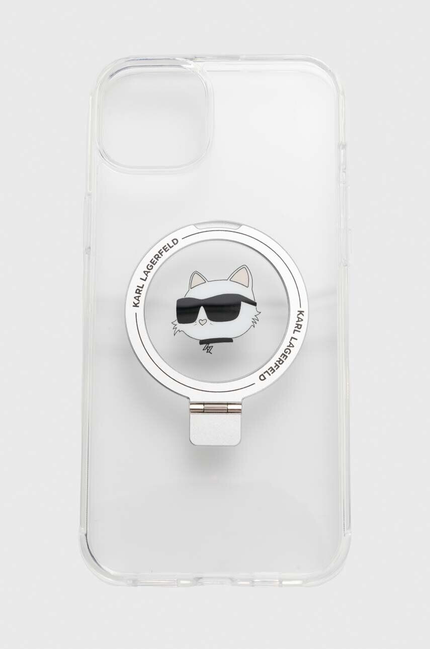 

Чехол для телефона Karl Lagerfeld для iPhone 15 Plus / 14 Plus 6.7, белый