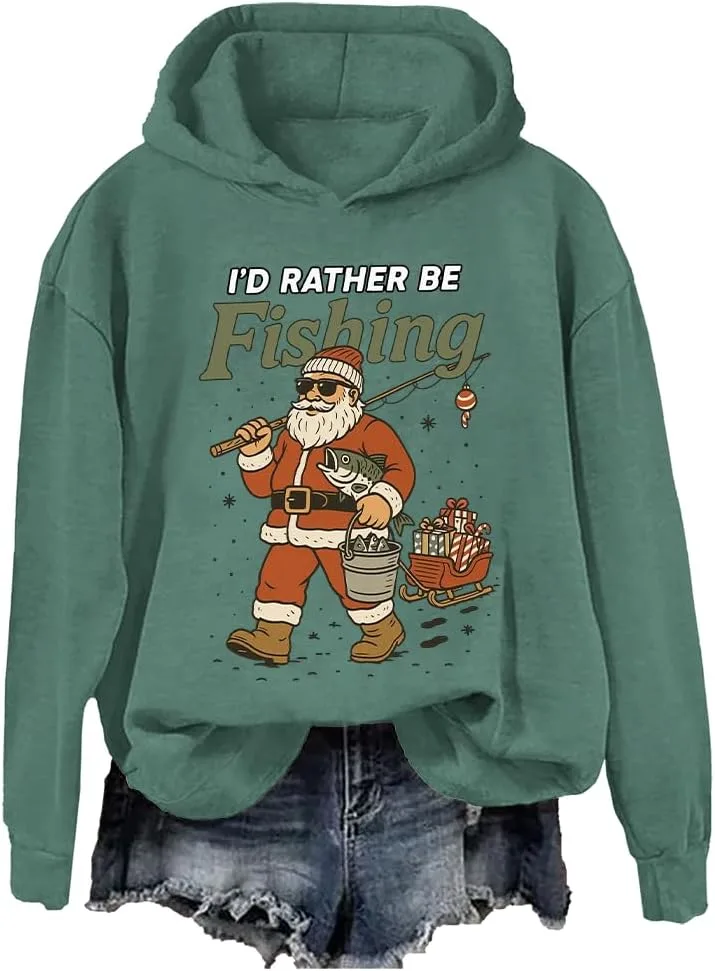 

Толстовка с принтом "I'd Rather Be Fishing" Cynvor