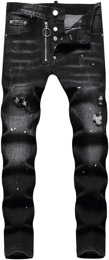 Джинсы скинни Slim Fit Ripped, 5