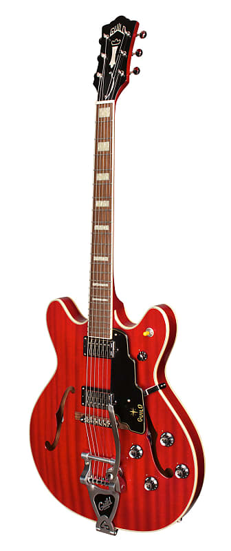 

Электрогитара Guild Starfire V - Cherry Red - 2022 - Semi-Hollow Body Electric Guitar with Case