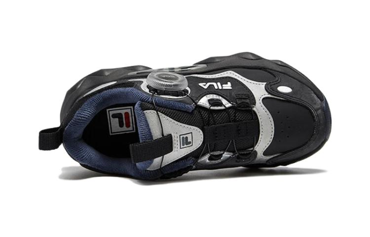 FILA KIDS Детские кроссовки с низким верхом, амортизирующие, износостойкие, черно-синие, для детей 3–7 лет — фото 4