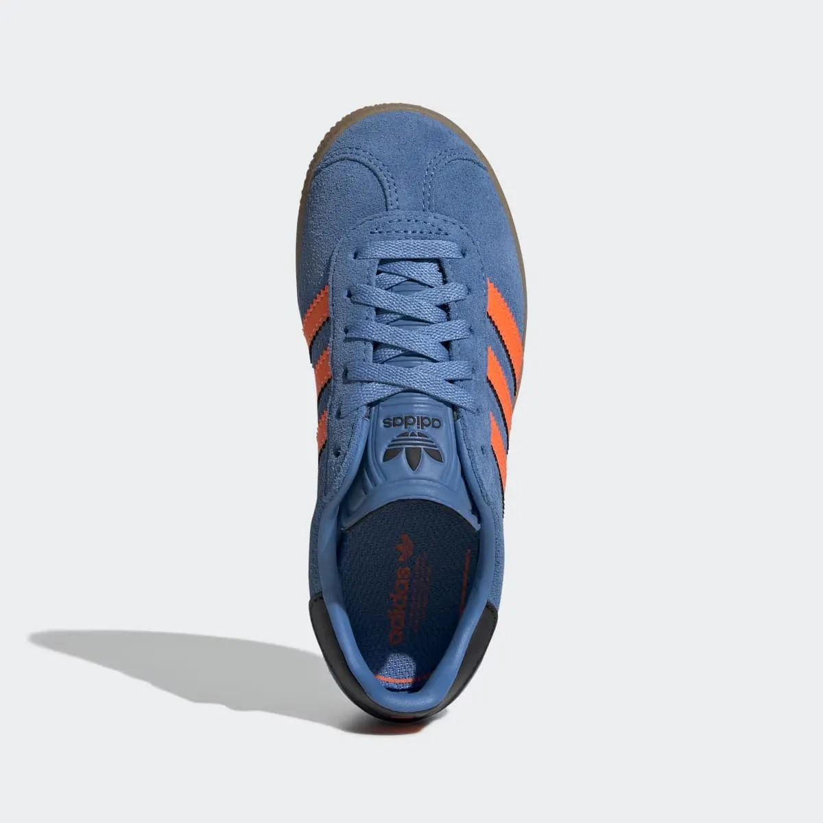 Детские повседневные кроссовки Adidas Originals GAZELLE C, синий — фото 3