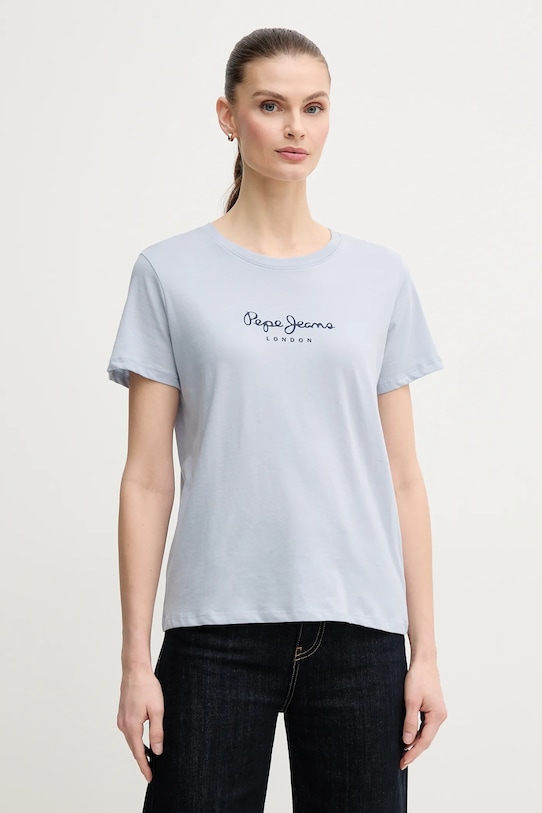 

Хлопковая футболка MACY Pepe Jeans, синий