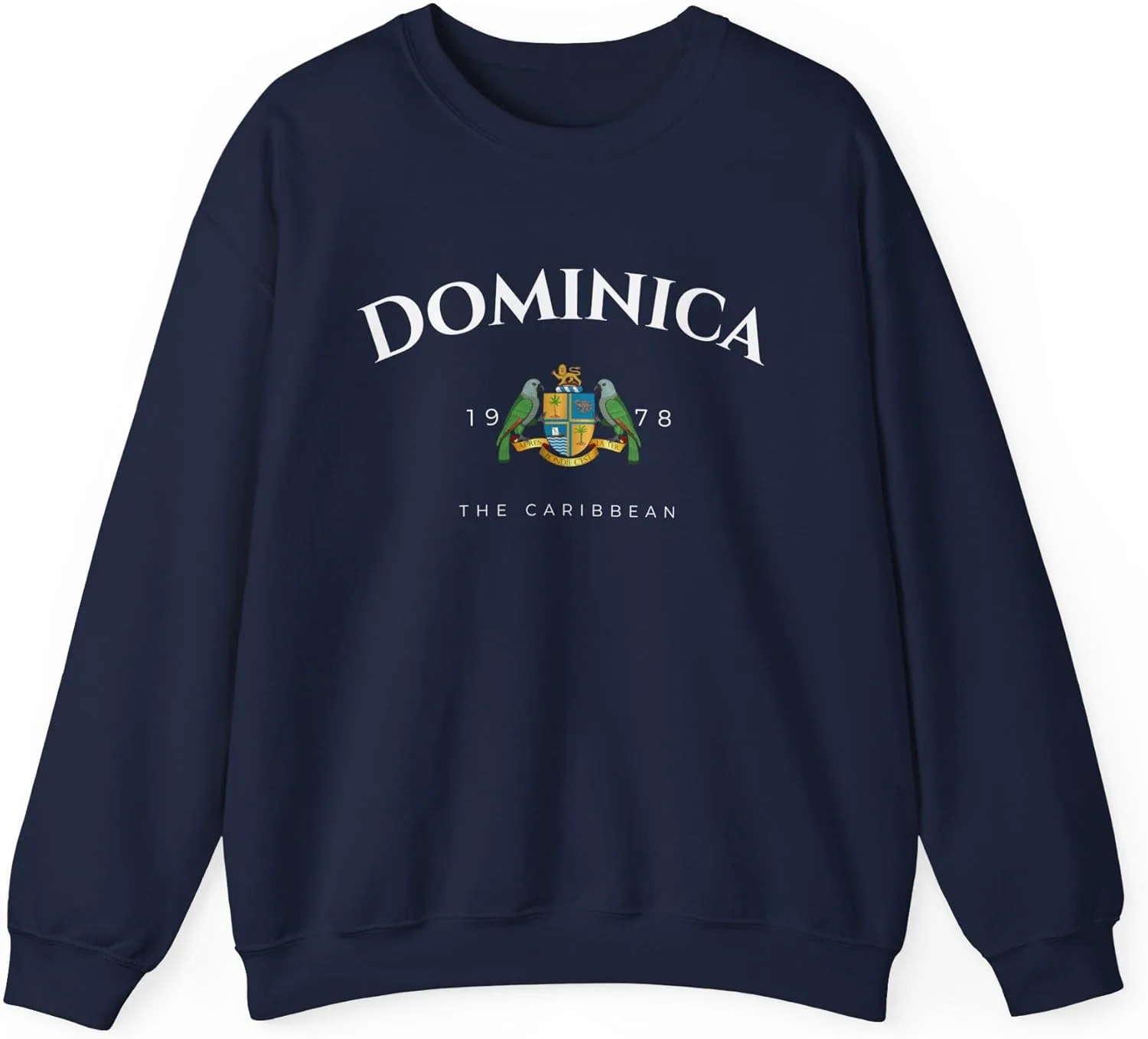 

Толстовка Dominica The Caribbean Unisex Heavy Blend с гербом