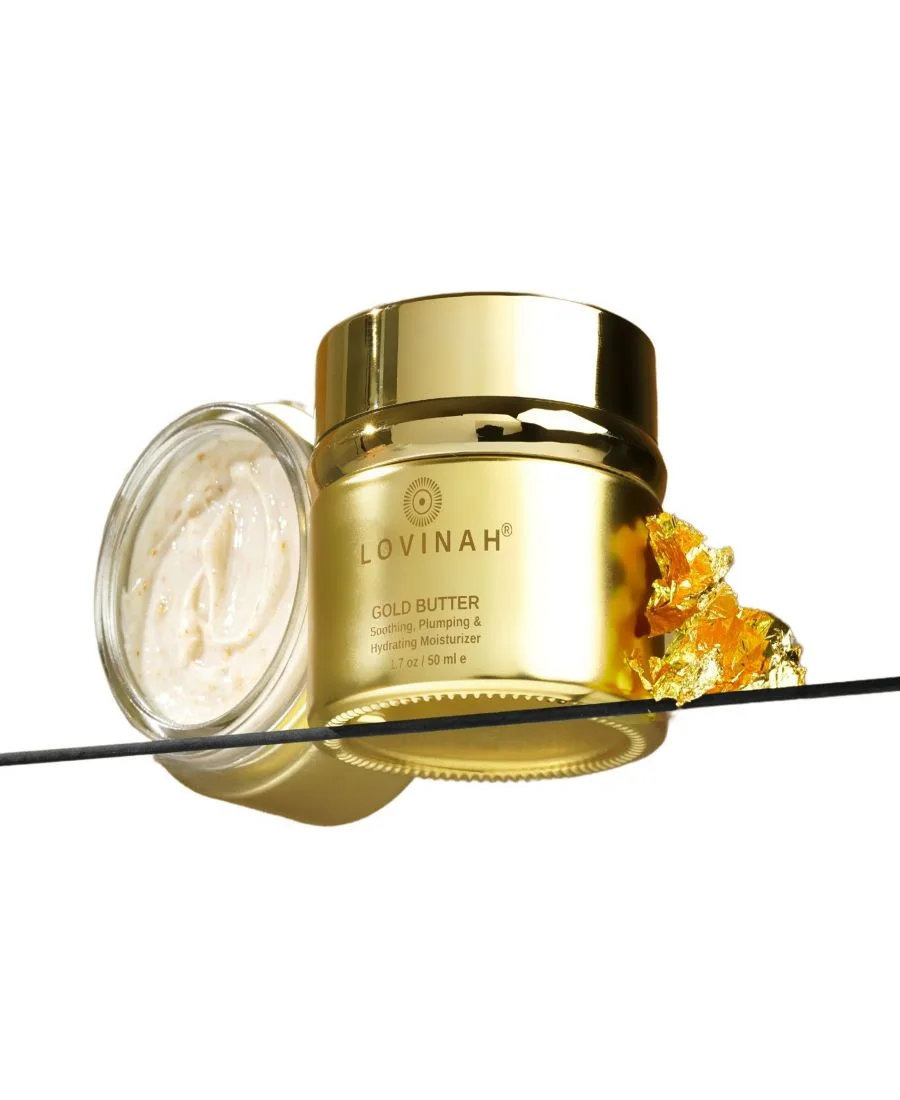Крем для лица Lovinah Skincare — Увлажняющий успокаивающий для восстановления защитного барьера кожи с золотым маслом — фото 2