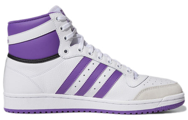 Кроссовки топ десятка высокие Adidas, белый — фото 2