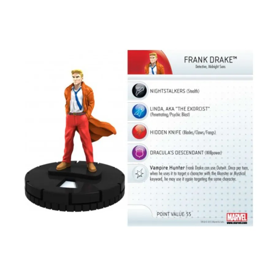 

Фрэнк Дрейк # 013a, Marvel HeroClix - Amazing Spider-Man - Singles