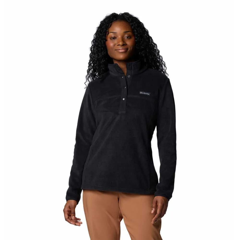 

Флис Columbia Benton Springs II Snap half zip, черный